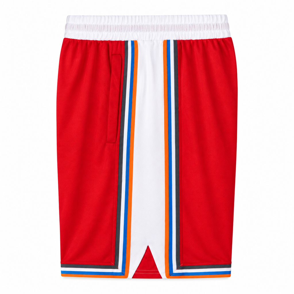 Men's Basketball Shorts – FLMS 0725-MCP/RED